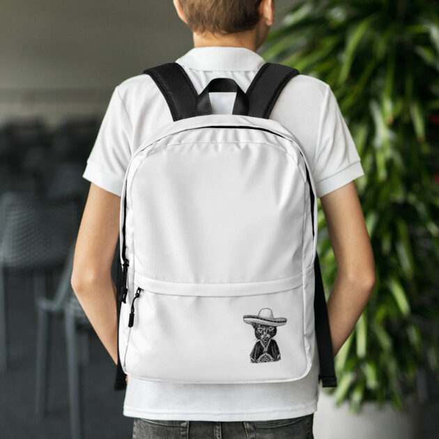 all over print backpack white back 63d264736d0be