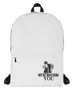 all over print backpack white front 63bc1dfbae49b