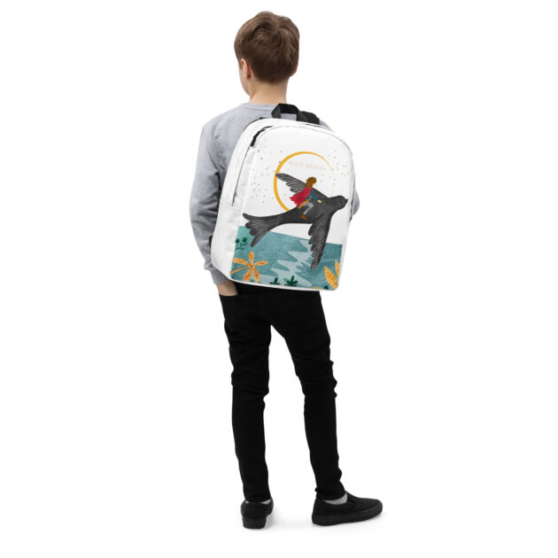 all over print minimalist backpack white right front 63bc405f0b8bd