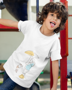 boy with tounge out wearing a t shirt mockup a17867 1