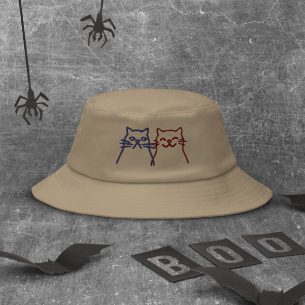 bucket hat khaki front 63d3aca62ff93