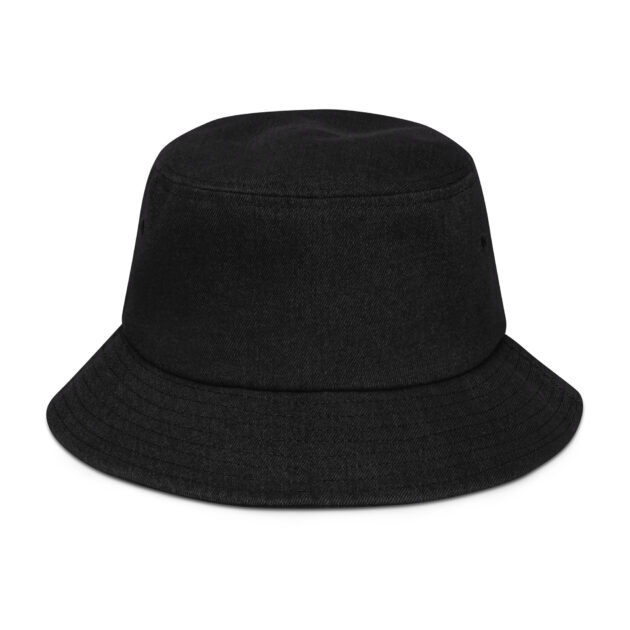 denim bucket hat black denim back 63d3afc19b1aa