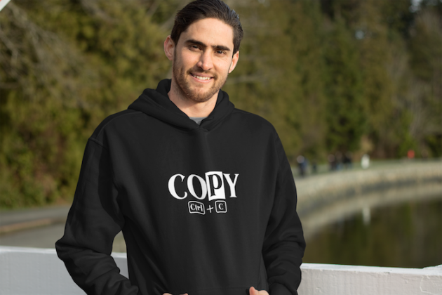 mockup of a bearded man wearing a pullover hoodie 25104 1