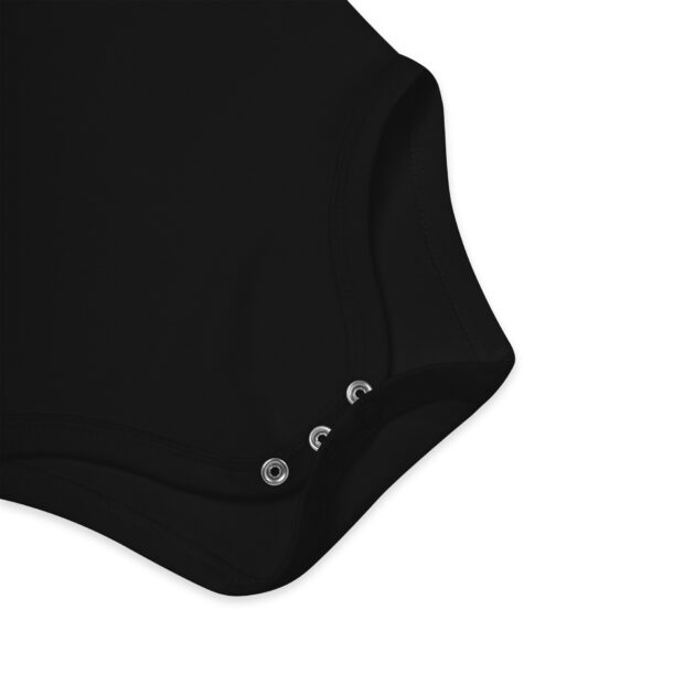 organic cotton baby bodysuit black product details 2 63d45024d2716