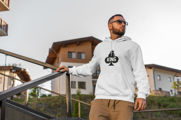 pullover hoodie mockup featuring a man with sunglasses 2773 el1
