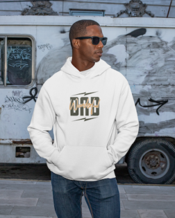 pullover hoodie mockup of a cool man in an urban scenario 30459