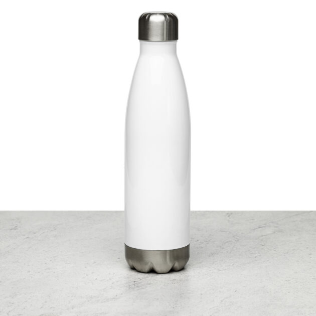 stainless steel water bottle white 17oz back 63bc85ffa737f