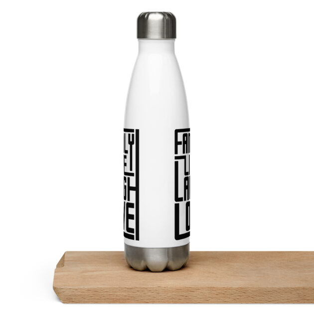 stainless steel water bottle white 17oz back 63bee5b78c359