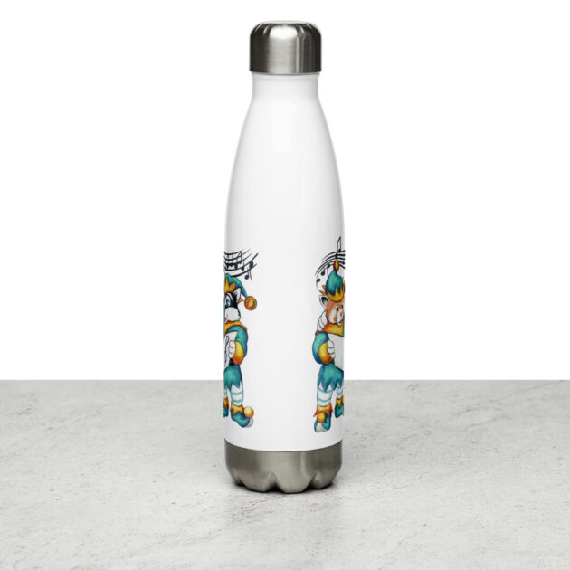 stainless steel water bottle white 17oz front 63c009d0e52bb