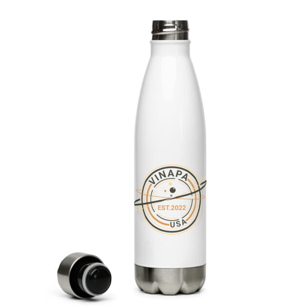 stainless steel water bottle white 17oz front 63d177b1bbf52