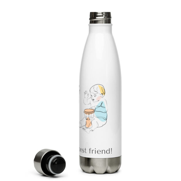 stainless steel water bottle white 17oz left 63d178cfa92e4
