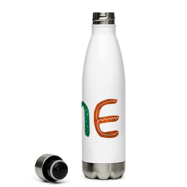 stainless steel water bottle white 17oz left 63d17a6df2fc7