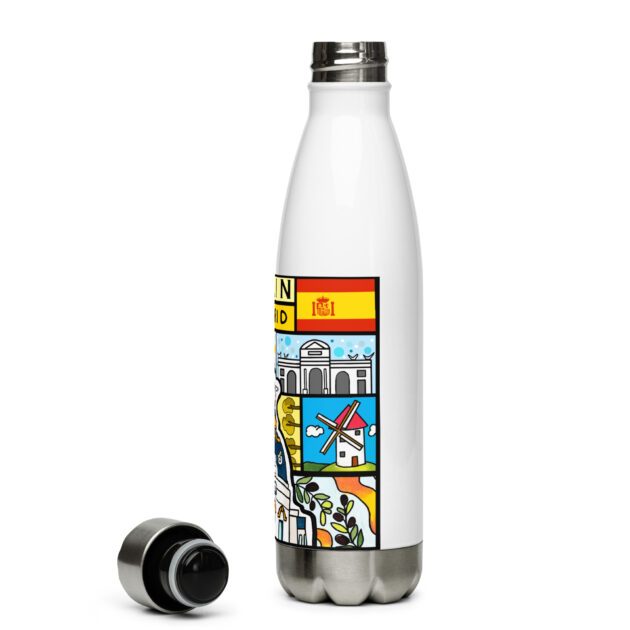stainless steel water bottle white 17oz left 63d17b288b97c