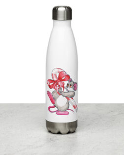 stainless steel water bottle white 17oz right 63c007b9b111a