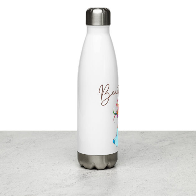 stainless steel water bottle white 17oz right 63d16b9b4ee5e