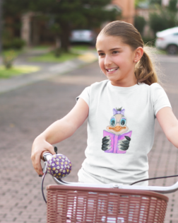 t shirt mockup featuring a young girl riding a bicycle a7939 3 2