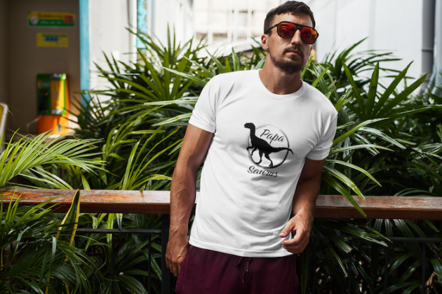 t shirt mockup of a man with sunglasses leaning back 2246 el1