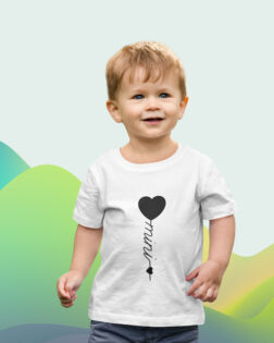 transparent mockup of a happy toddler wearing a t shirt 2915 el1