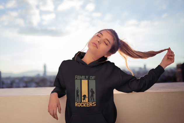 hoodie mockup featuring a pretty girl posing in the sun 23288 1