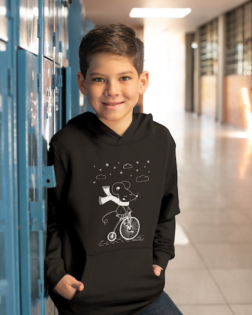 hoodie mockup of a boy standing by his locker at school 24835 1