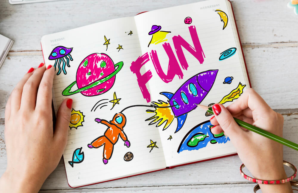 kids-imagination-space-rocket-joyful-graphic-concept