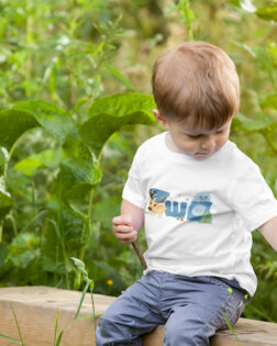 mockup of a boy wearing a t shirt in nature 2917 el1 3
