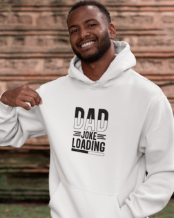 mockup of a smiling man showing off his pullover hoodie 30305 2