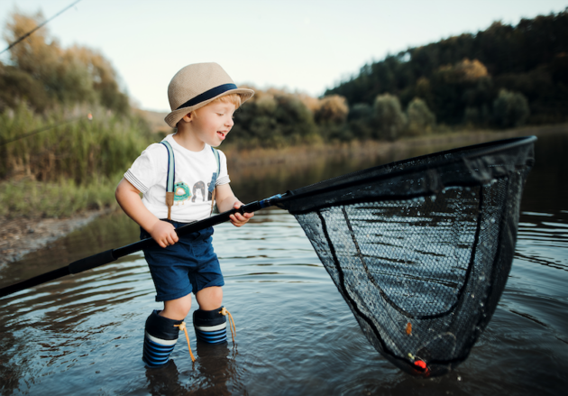 t shirt mockup featuring a boy holding a fishing net 3234 el1 3