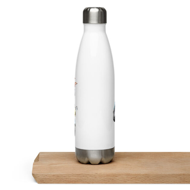 stainless steel water bottle white 17oz back 641b1805aa60a